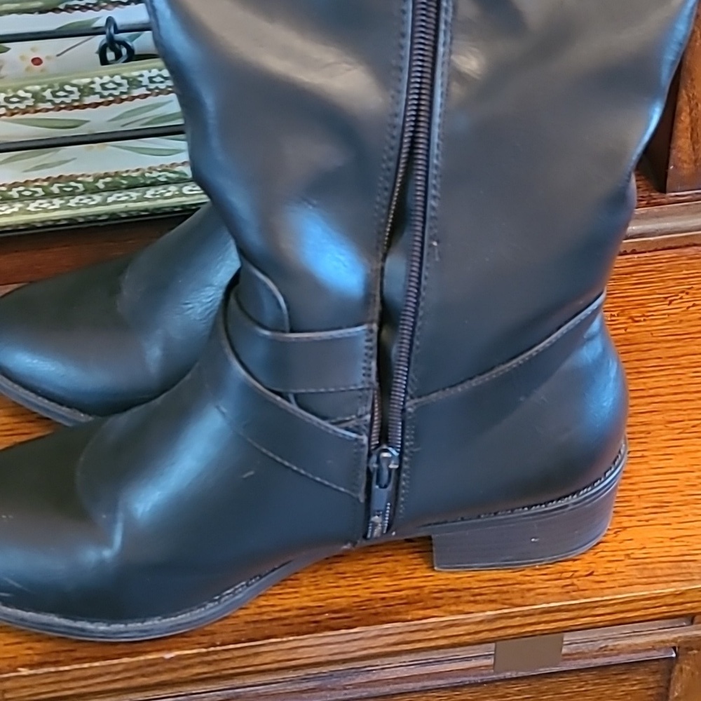 💥3for$12💥 Rampage Imagine black & brown riding boots, size 8.5 - Picture 12 of 12